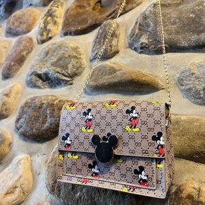 Mickey Mouse Disney fashion bag, small crossbody purse